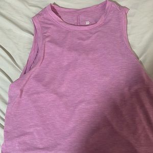 pink all in motion tank top